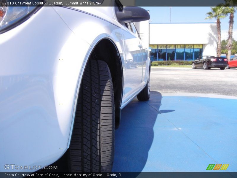 Summit White / Gray 2010 Chevrolet Cobalt XFE Sedan