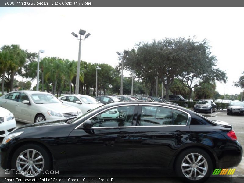 Black Obsidian / Stone 2008 Infiniti G 35 Sedan