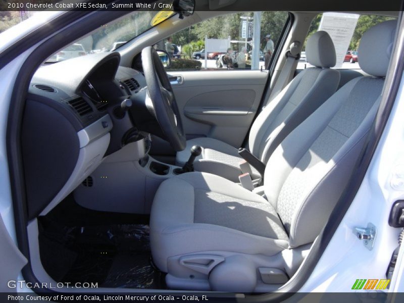  2010 Cobalt XFE Sedan Gray Interior