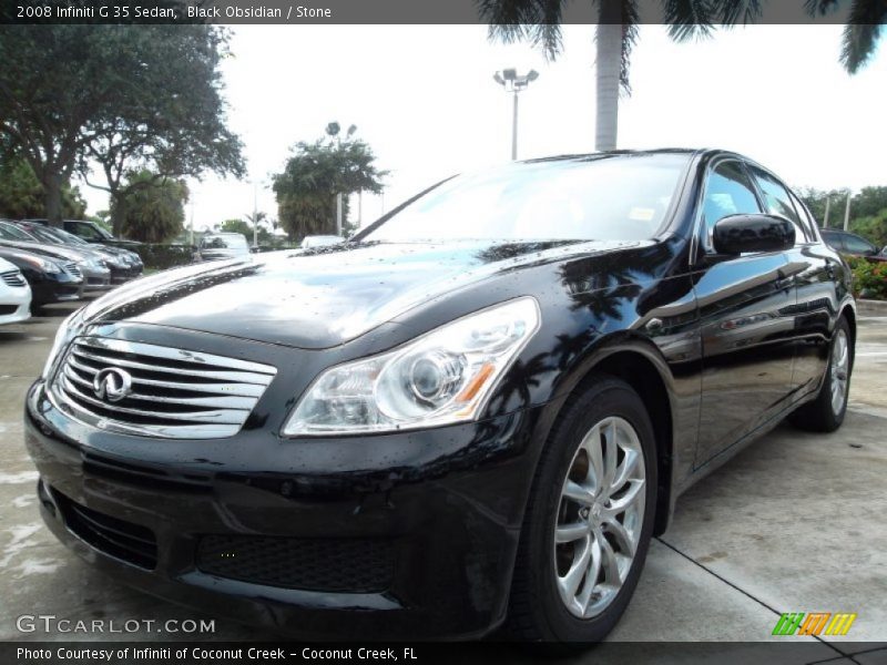 Black Obsidian / Stone 2008 Infiniti G 35 Sedan
