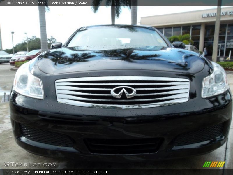 Black Obsidian / Stone 2008 Infiniti G 35 Sedan