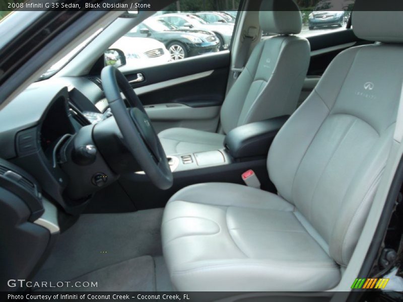 Black Obsidian / Stone 2008 Infiniti G 35 Sedan