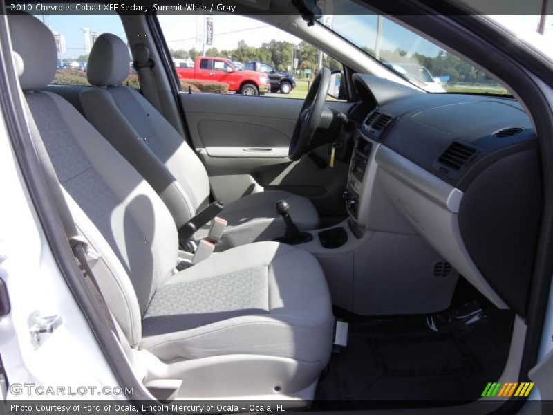 Summit White / Gray 2010 Chevrolet Cobalt XFE Sedan