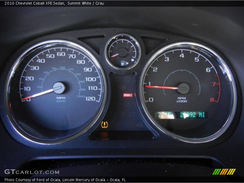  2010 Cobalt XFE Sedan XFE Sedan Gauges