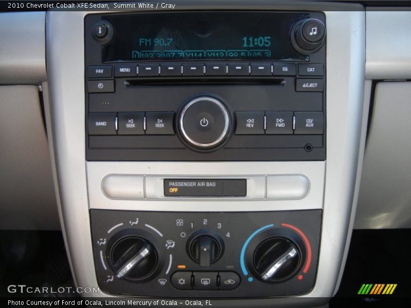 Audio System of 2010 Cobalt XFE Sedan
