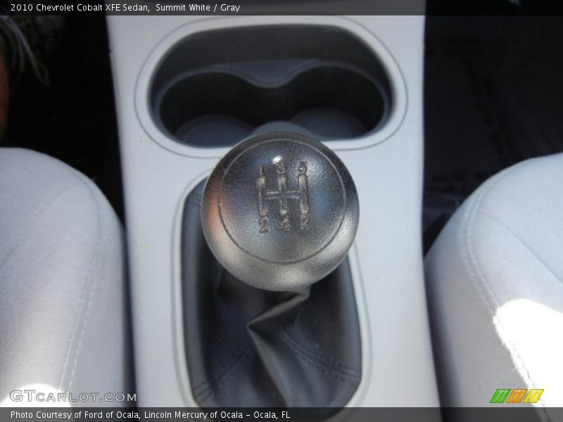  2010 Cobalt XFE Sedan 5 Speed Manual Shifter