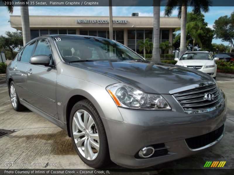 Platinum Graphite / Graphite 2010 Infiniti M 35 Sedan