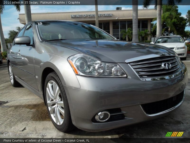 Platinum Graphite / Graphite 2010 Infiniti M 35 Sedan