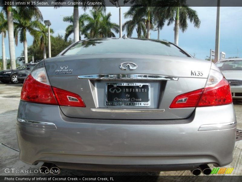 Platinum Graphite / Graphite 2010 Infiniti M 35 Sedan