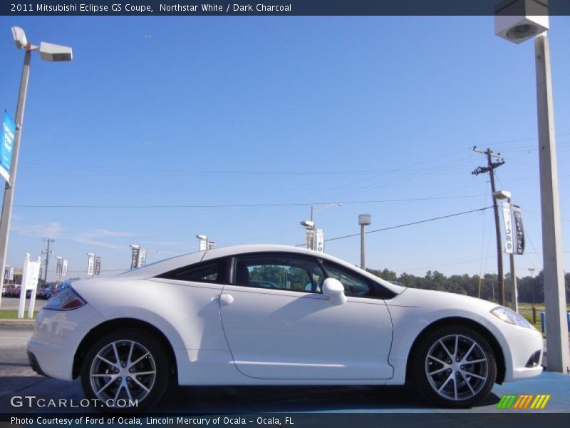 Northstar White / Dark Charcoal 2011 Mitsubishi Eclipse GS Coupe