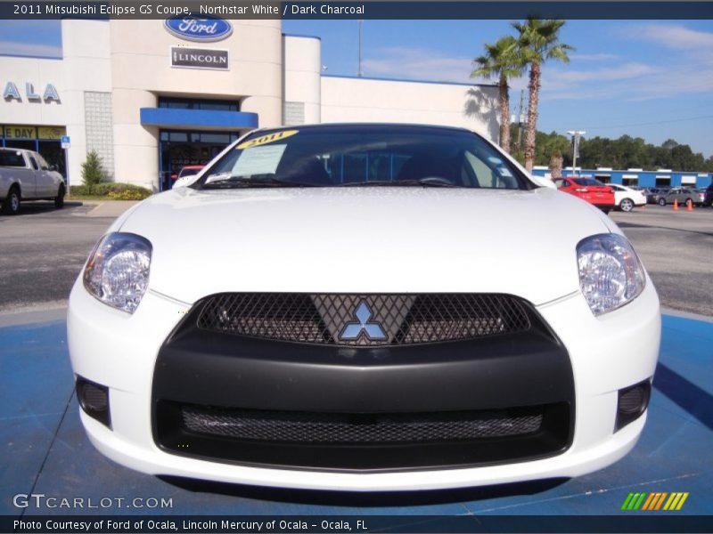 Northstar White / Dark Charcoal 2011 Mitsubishi Eclipse GS Coupe