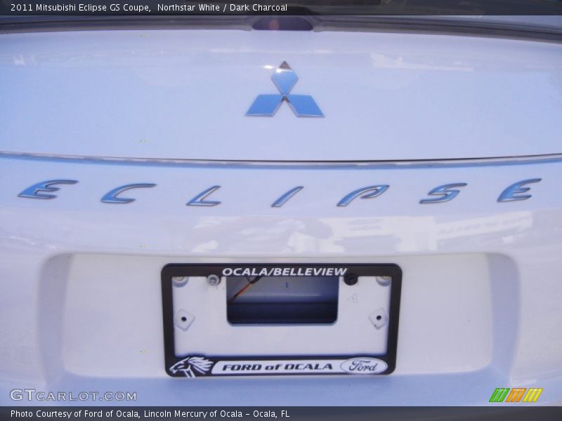 Northstar White / Dark Charcoal 2011 Mitsubishi Eclipse GS Coupe
