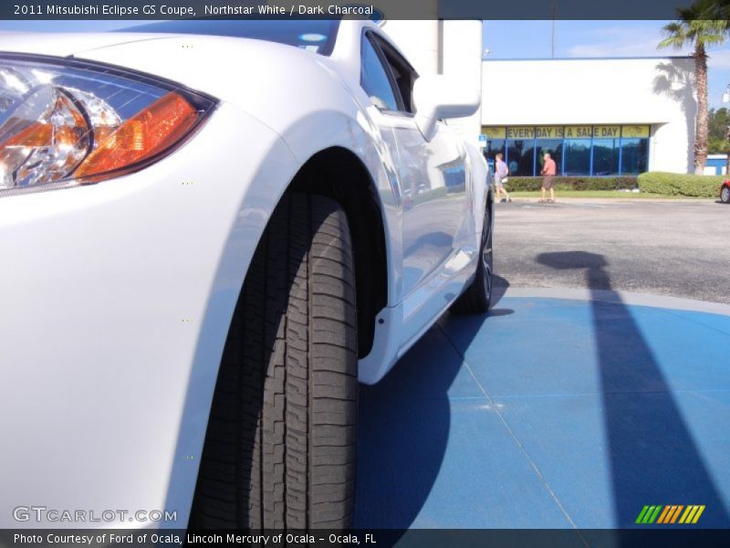 Northstar White / Dark Charcoal 2011 Mitsubishi Eclipse GS Coupe