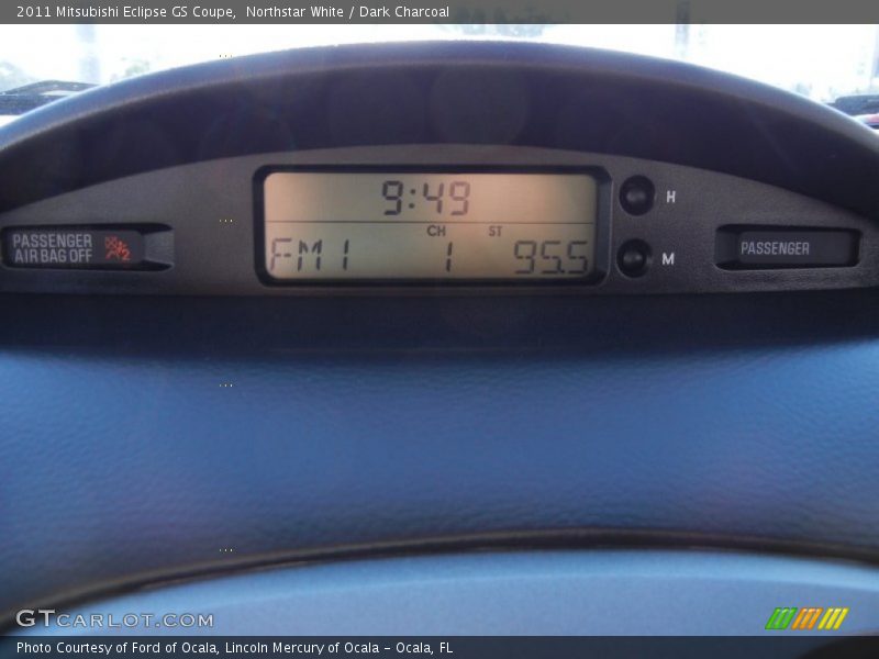 Northstar White / Dark Charcoal 2011 Mitsubishi Eclipse GS Coupe