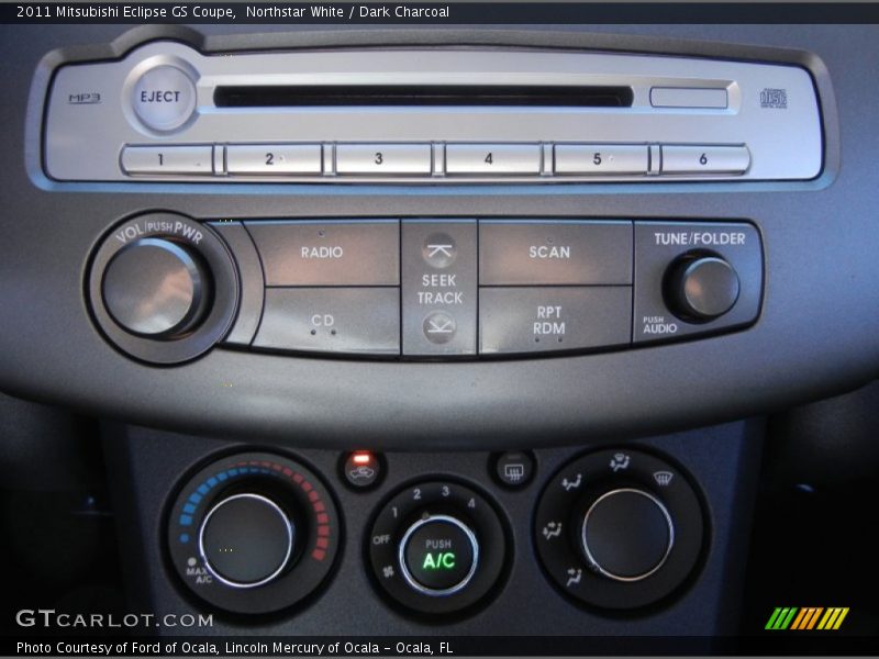 Controls of 2011 Eclipse GS Coupe