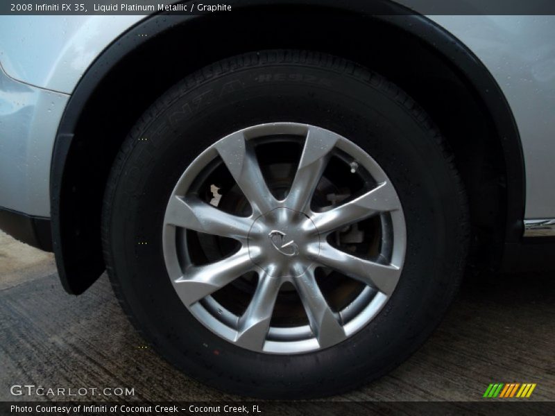 Liquid Platinum Metallic / Graphite 2008 Infiniti FX 35