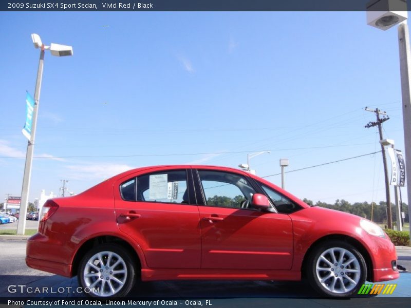  2009 SX4 Sport Sedan Vivid Red