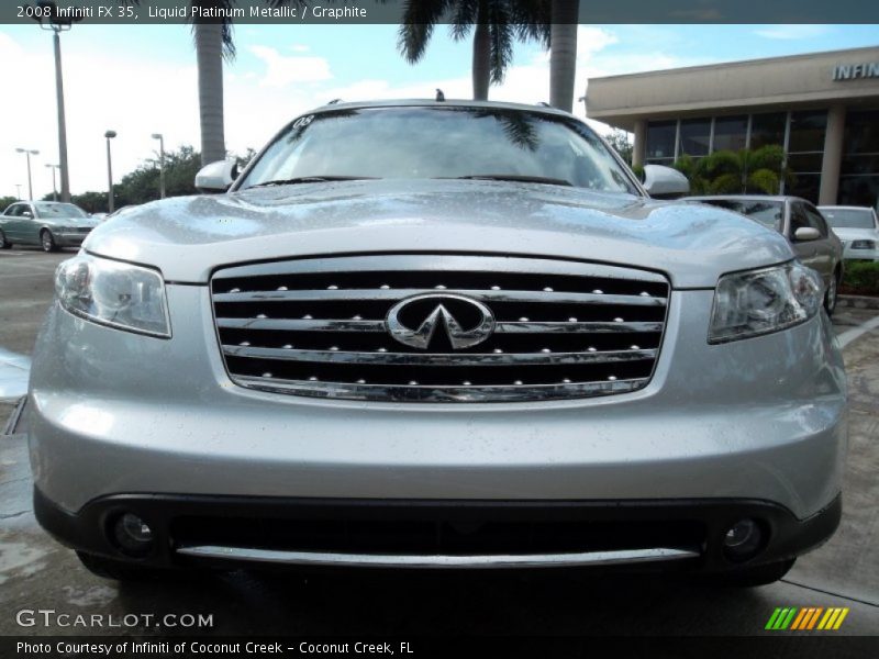 Liquid Platinum Metallic / Graphite 2008 Infiniti FX 35