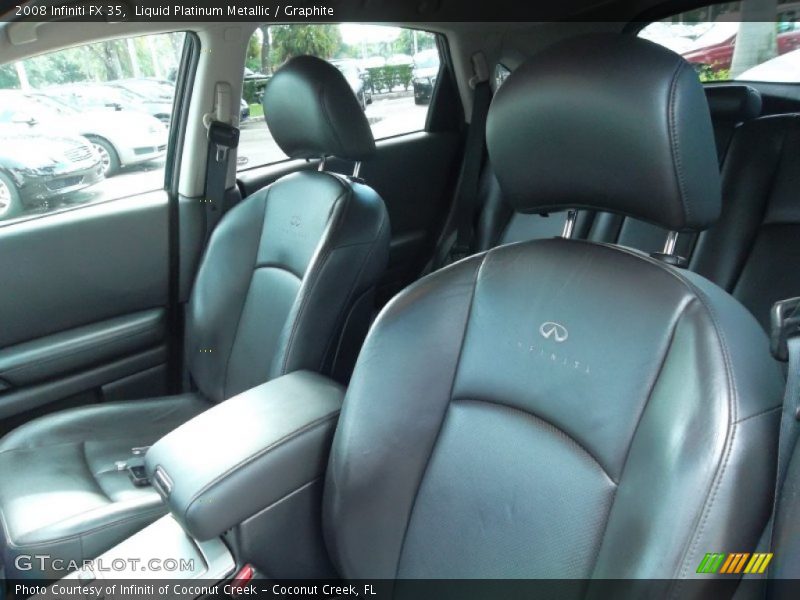 Liquid Platinum Metallic / Graphite 2008 Infiniti FX 35