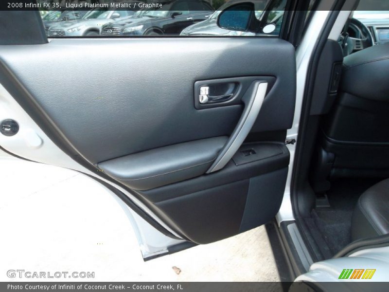 Liquid Platinum Metallic / Graphite 2008 Infiniti FX 35
