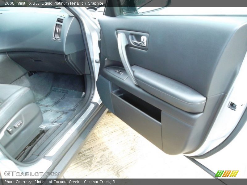Liquid Platinum Metallic / Graphite 2008 Infiniti FX 35