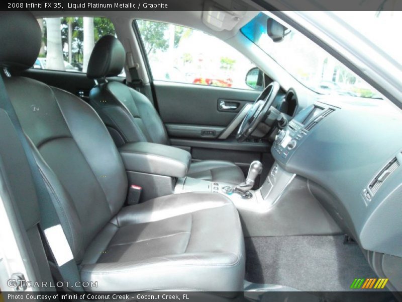 Liquid Platinum Metallic / Graphite 2008 Infiniti FX 35