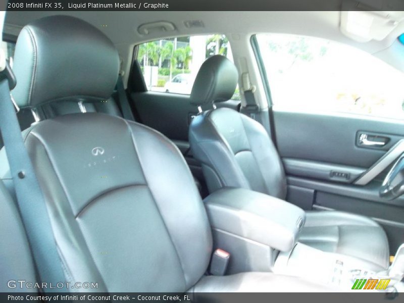 Liquid Platinum Metallic / Graphite 2008 Infiniti FX 35