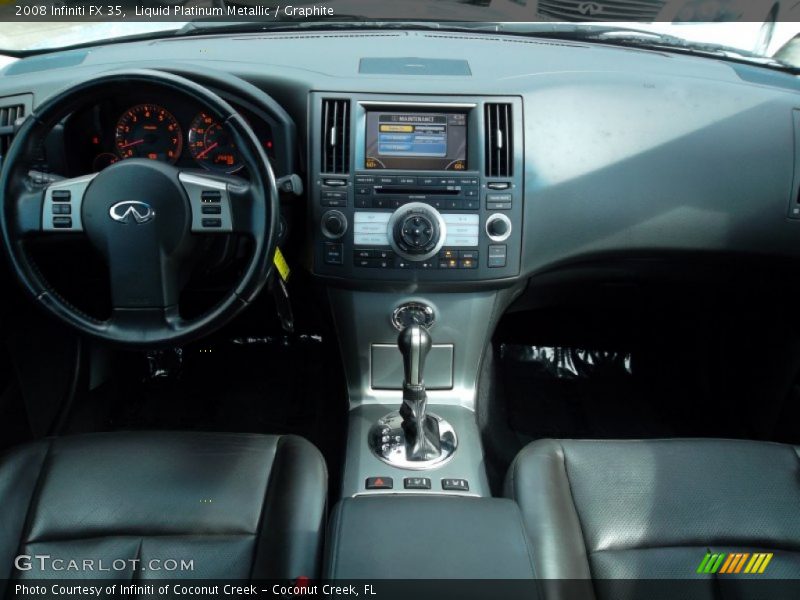 Liquid Platinum Metallic / Graphite 2008 Infiniti FX 35