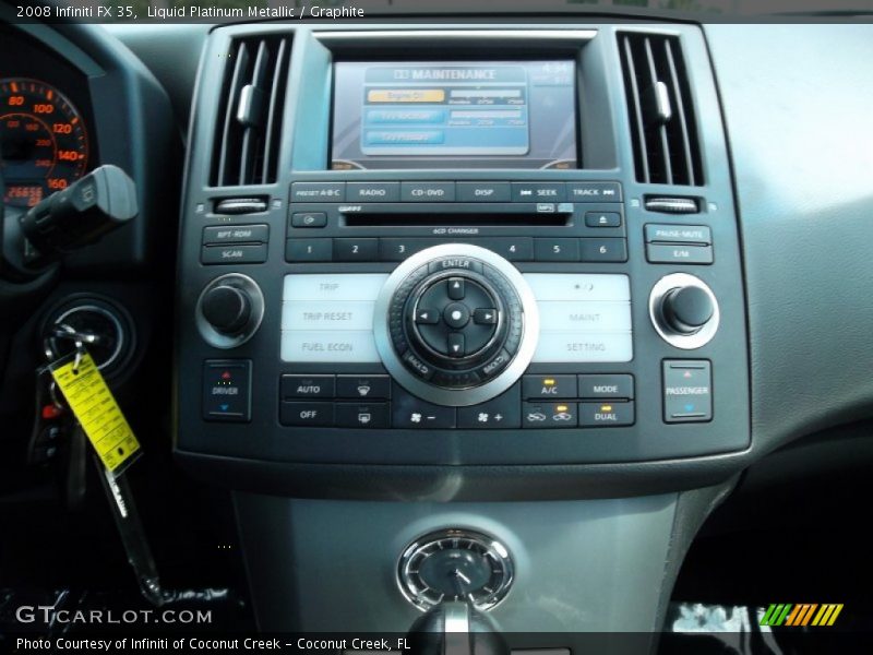 Liquid Platinum Metallic / Graphite 2008 Infiniti FX 35