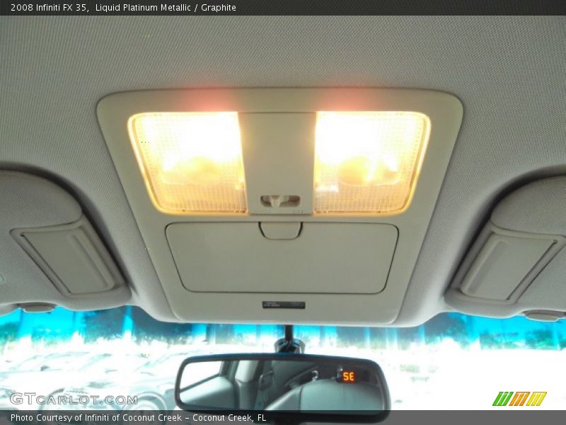 Liquid Platinum Metallic / Graphite 2008 Infiniti FX 35