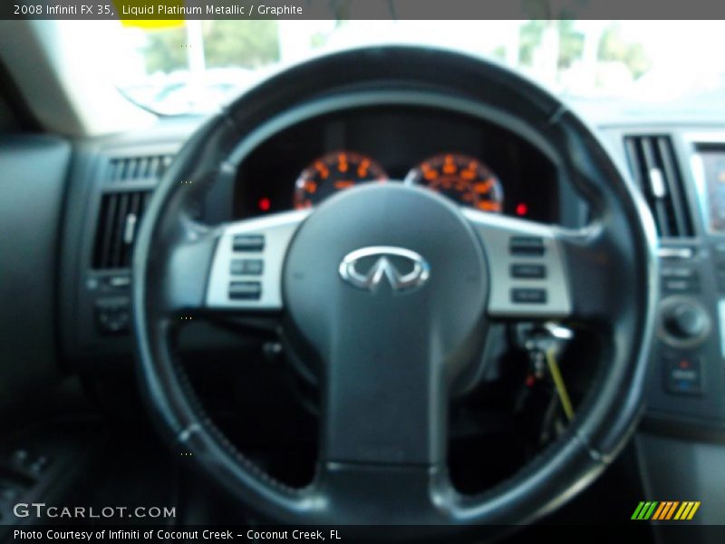 Liquid Platinum Metallic / Graphite 2008 Infiniti FX 35