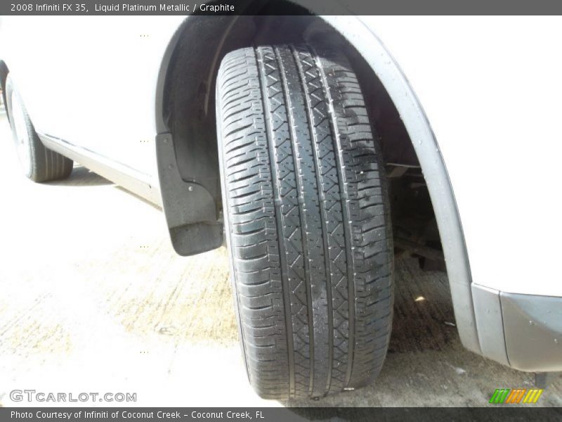 Liquid Platinum Metallic / Graphite 2008 Infiniti FX 35