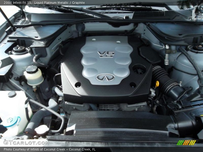 Liquid Platinum Metallic / Graphite 2008 Infiniti FX 35