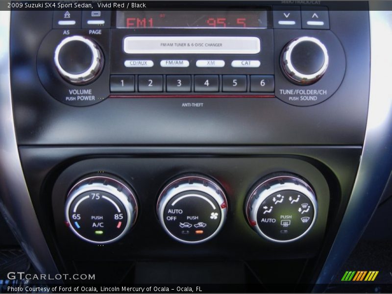 Controls of 2009 SX4 Sport Sedan