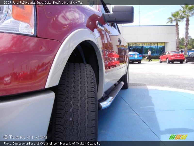 Redfire Metallic / Tan 2007 Ford F150 Lariat SuperCab