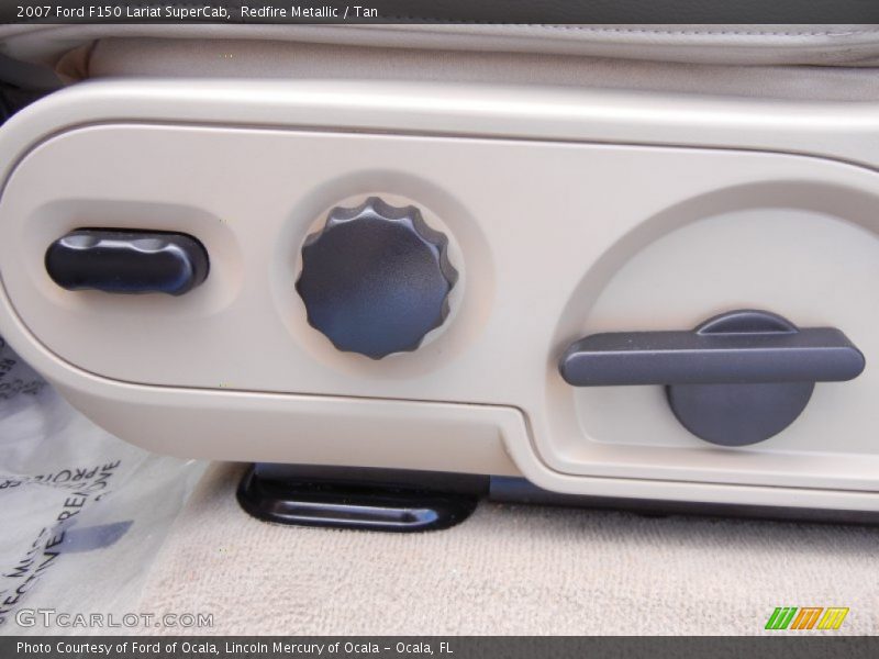 Redfire Metallic / Tan 2007 Ford F150 Lariat SuperCab