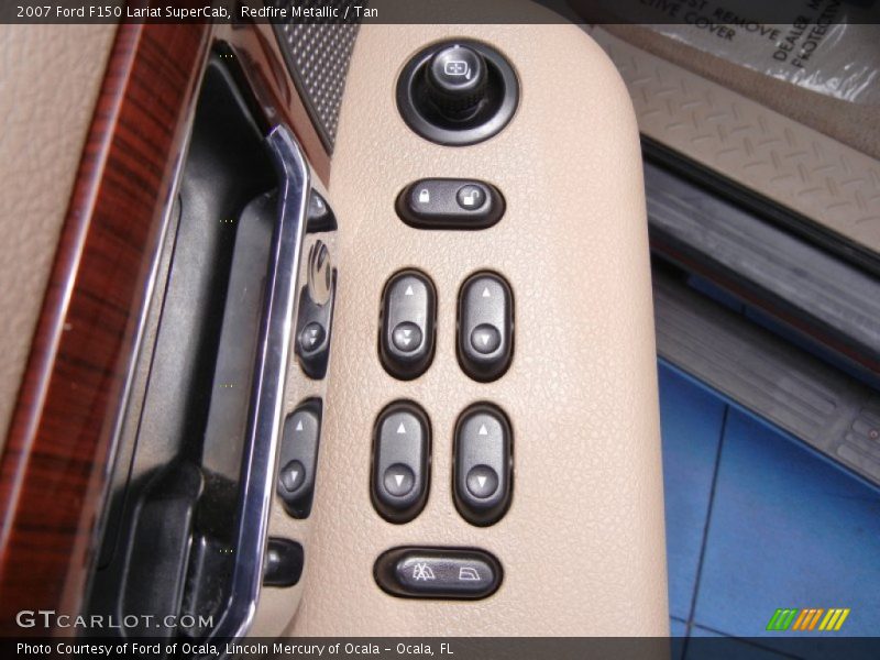 Redfire Metallic / Tan 2007 Ford F150 Lariat SuperCab