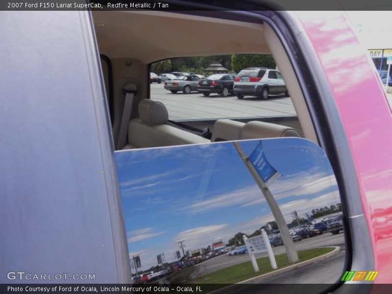 Redfire Metallic / Tan 2007 Ford F150 Lariat SuperCab
