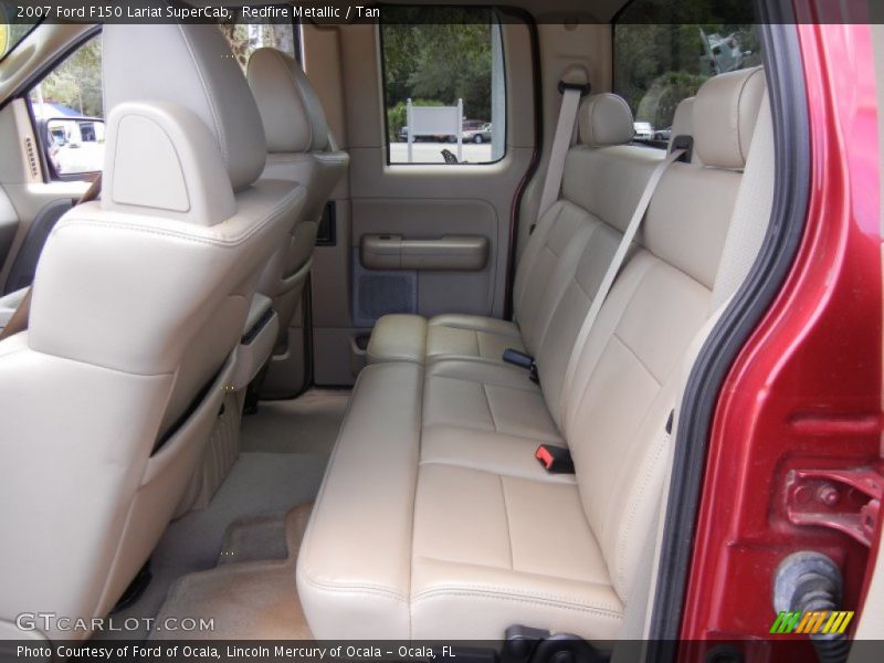 Redfire Metallic / Tan 2007 Ford F150 Lariat SuperCab