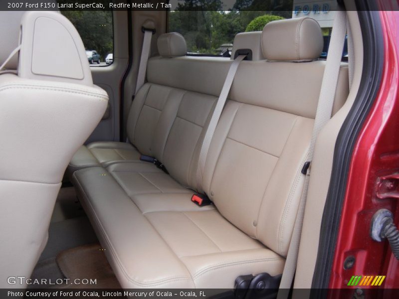 Redfire Metallic / Tan 2007 Ford F150 Lariat SuperCab
