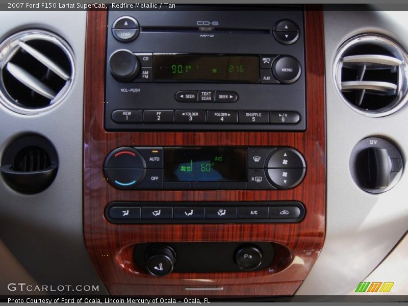 Redfire Metallic / Tan 2007 Ford F150 Lariat SuperCab
