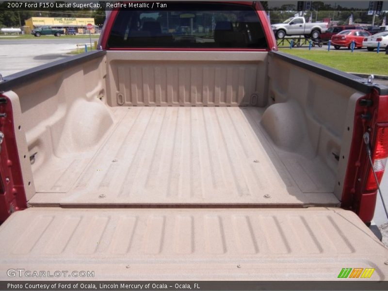 Redfire Metallic / Tan 2007 Ford F150 Lariat SuperCab