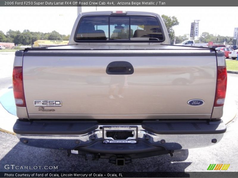 Arizona Beige Metallic / Tan 2006 Ford F250 Super Duty Lariat FX4 Off Road Crew Cab 4x4