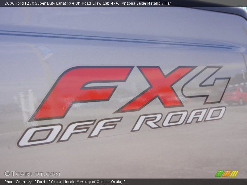 Arizona Beige Metallic / Tan 2006 Ford F250 Super Duty Lariat FX4 Off Road Crew Cab 4x4