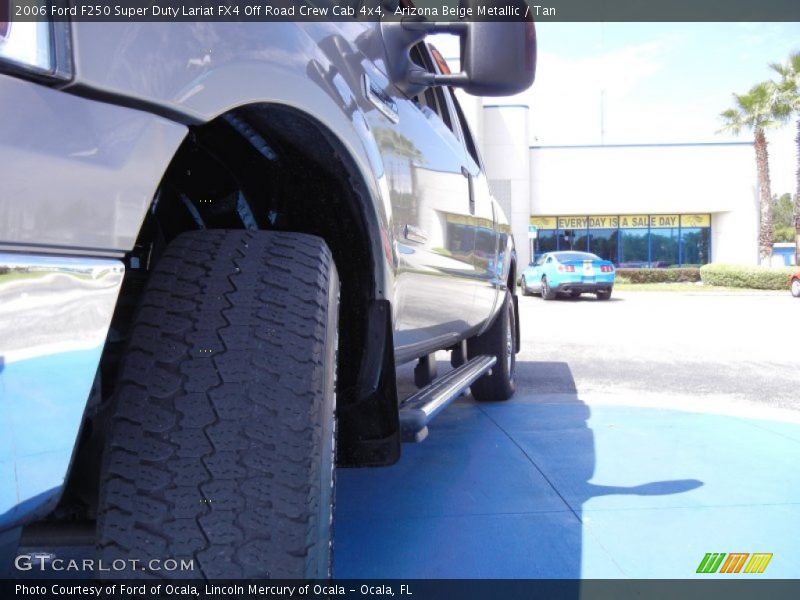 Arizona Beige Metallic / Tan 2006 Ford F250 Super Duty Lariat FX4 Off Road Crew Cab 4x4