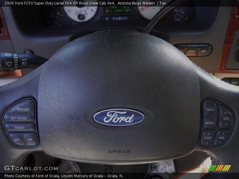 Arizona Beige Metallic / Tan 2006 Ford F250 Super Duty Lariat FX4 Off Road Crew Cab 4x4