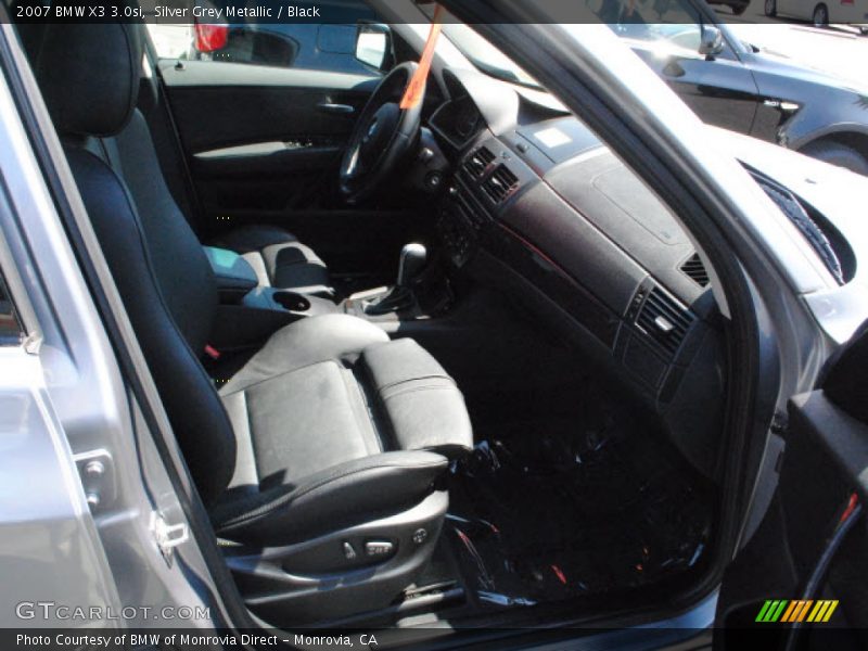 Silver Grey Metallic / Black 2007 BMW X3 3.0si