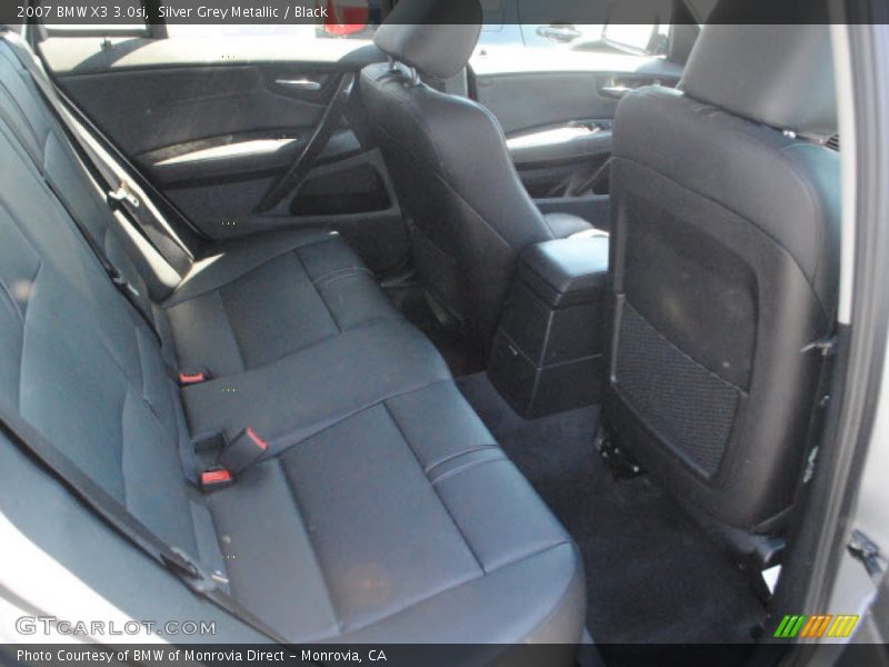Silver Grey Metallic / Black 2007 BMW X3 3.0si