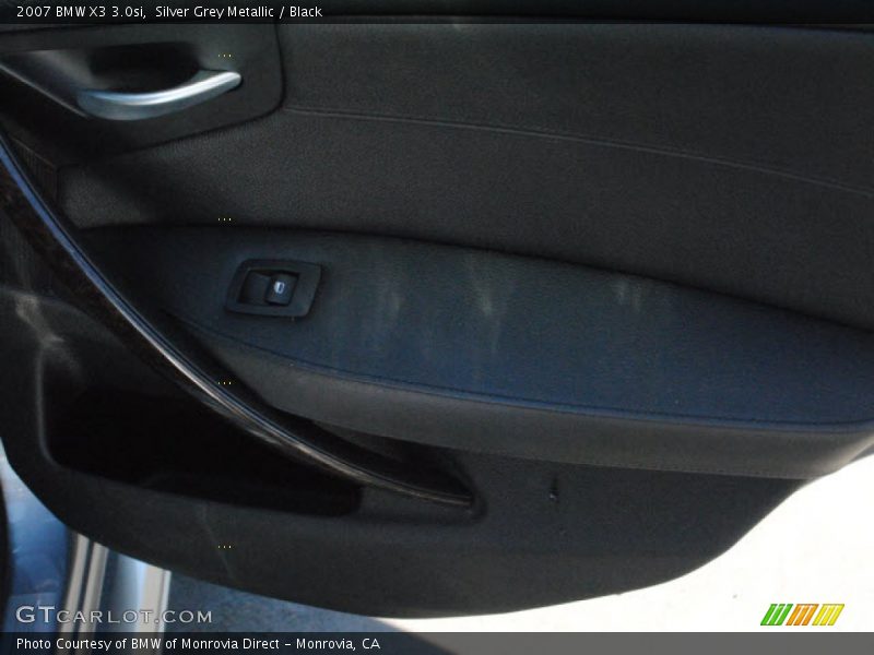 Silver Grey Metallic / Black 2007 BMW X3 3.0si