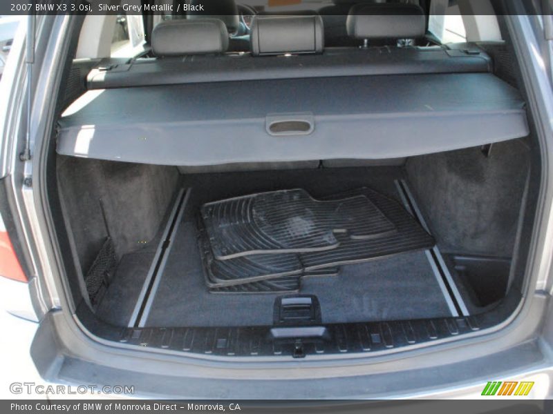 Silver Grey Metallic / Black 2007 BMW X3 3.0si